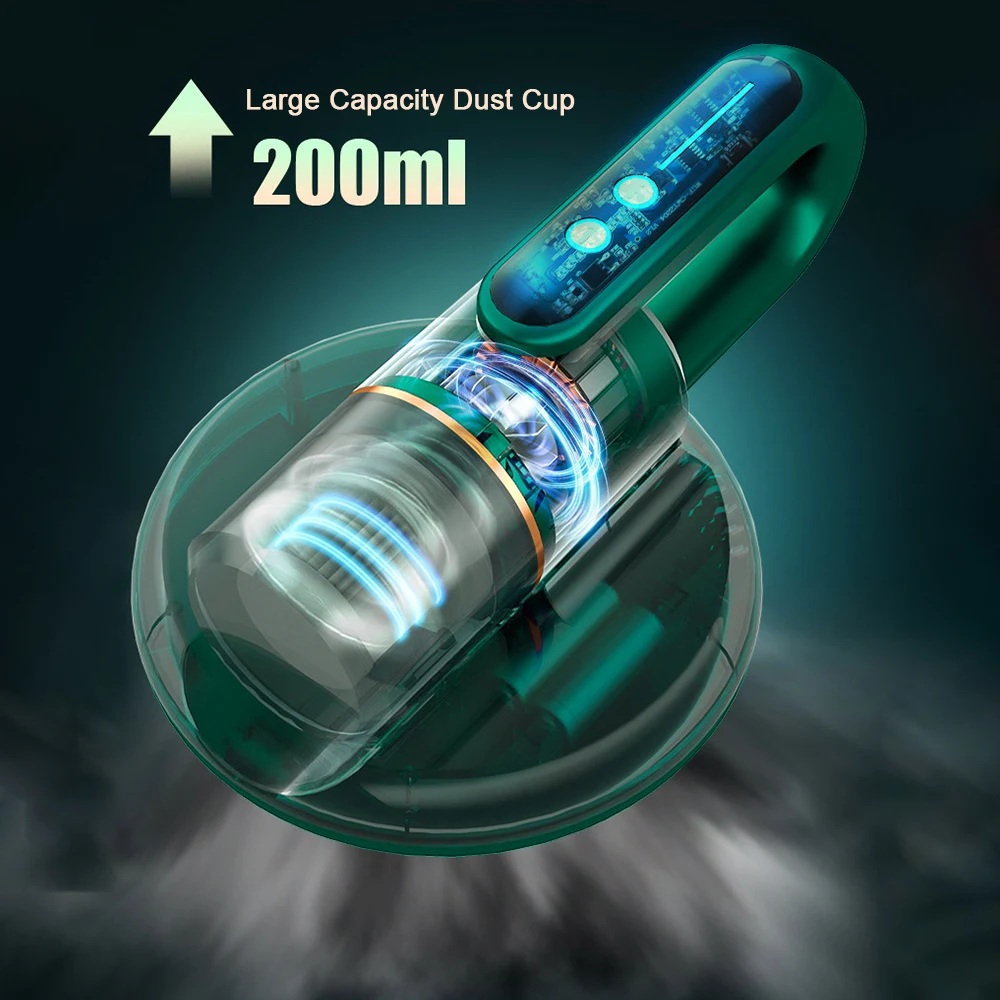 Household Bed Vacuum Cleaner with UV, Mite Remover and Odor Elimination for a Hygienic and Fresh Bed, Sleep Better — photo 2
