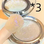 3pcs White sugar eye shadow