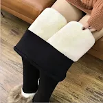 Women's Lamb Wool High Waist Elasticity Leggings offer all-day comfort and a flattering fit. Experience luxurious warmth — photo 13