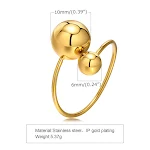 Acessórios de joias femininas em aço titânio com personalidade. Durabilidade, estilo único e designs modernos para complementar seu visual. Compre já! — foto 6