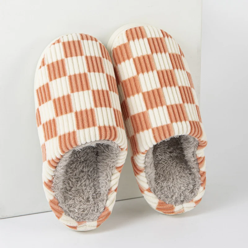 Title 4, Klassieke dambord slippers voor dames Comfortab...