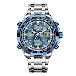 Silvery blue