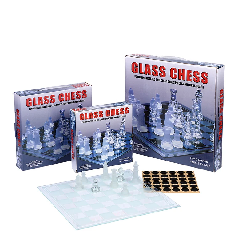 Title 2, Frosted Glass Chess Puzzle Game Engage your min...
