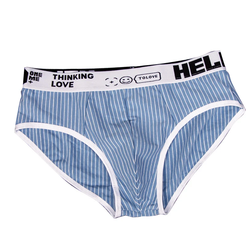Slip Uomo Triangolo in Cotone a Righe, Vita Bassa, Traspirante, Intimo Uomo, Comodo e Ideale per Ogni Occasione — foto 19