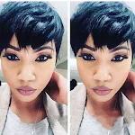 Peruca Feminina Curta Preta Lisa Pixie Cut Cabelo Sintético Importada Ideal para Uso Diário Estilo Moderno Fácil de Colocar — foto 3