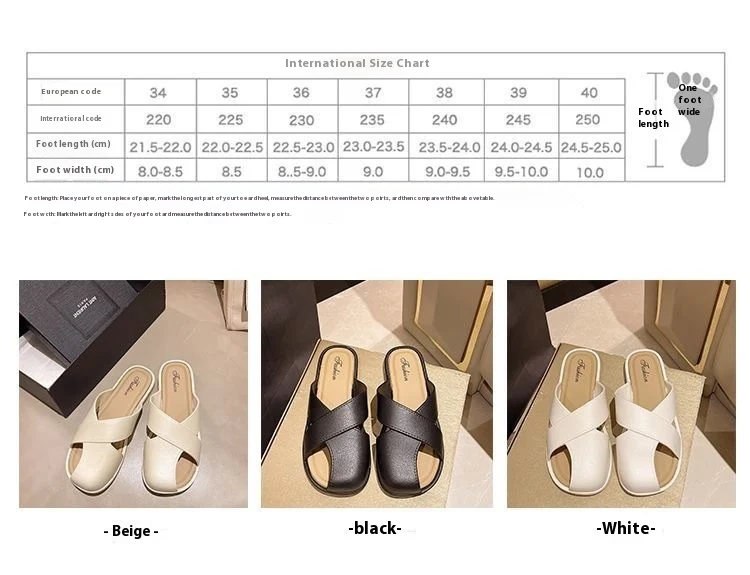 Title 12, Outdoor Fashion French Lazy Flat Slippers Women...
