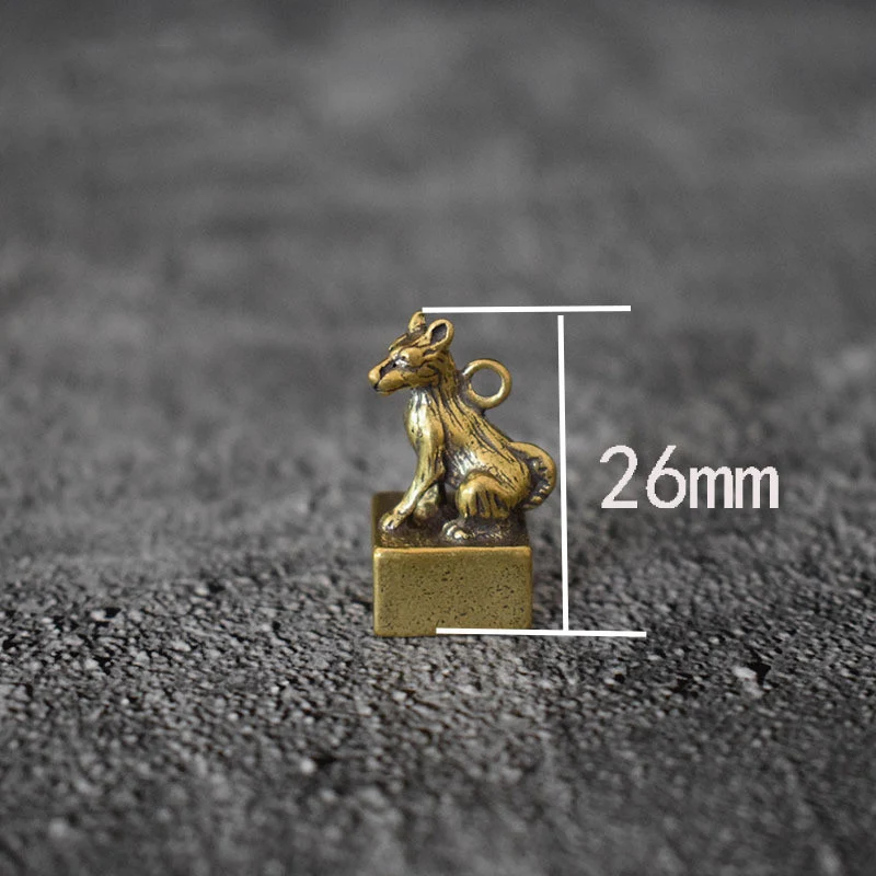Title 8, Selo Zodiacal Vintage de Cobre Puro Bronze Jade...