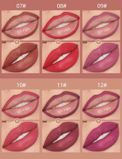 Title 19, Matte Finish Lip Liner 12 Mixed Colors Waterpro...