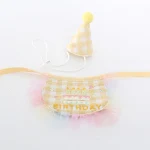 Dog Party Cake Bib Pet Birthday Saliva Towel. Protect your pup and celebrate their special day with this fun and functio — photo 4