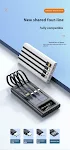 Portable solar power battery for mobile phones, four-wire with cable, charge your phone anywhere, anytime, clean energy, — photo 12
