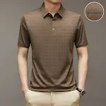 Men's Summer Ice Silk Short Sleeve T-shirt. Experience ultimate comfort and coolness in the heat. Breathable and lightwe — photo 4