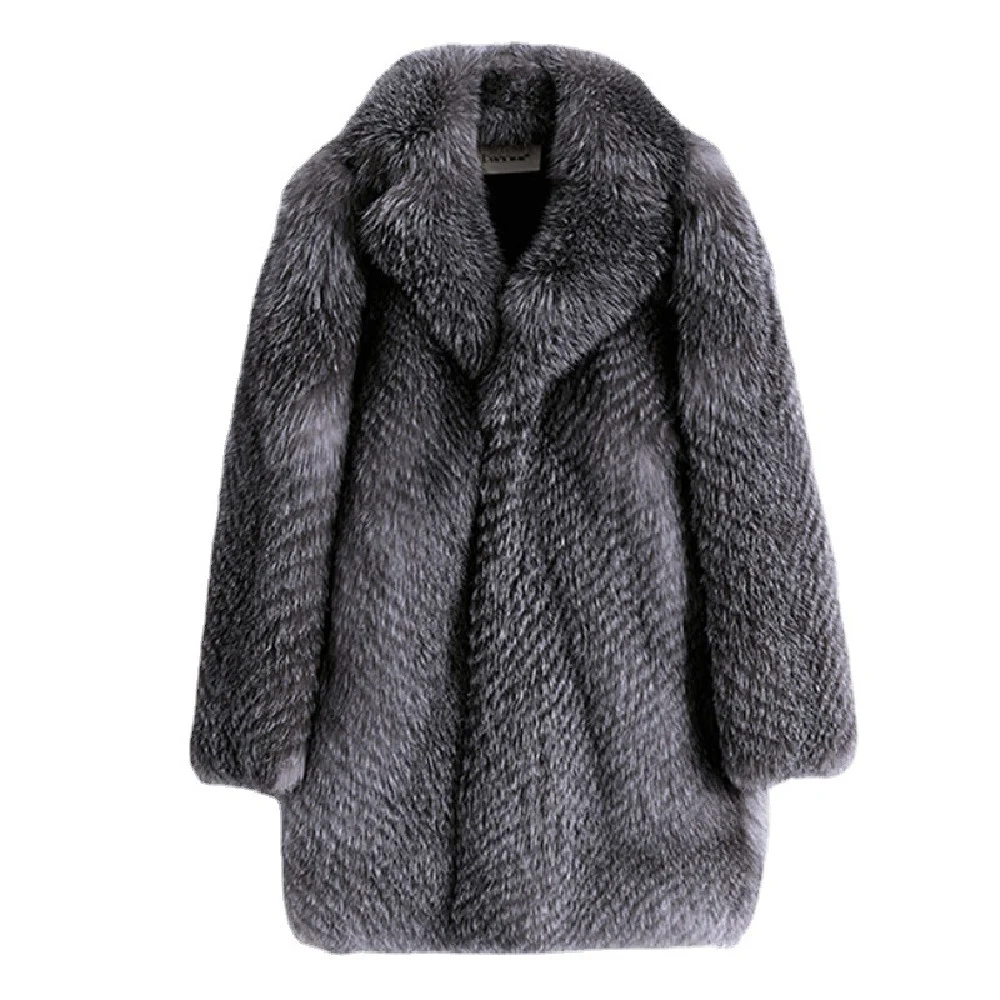 Title 6, Mens Long Warm Mink Fur Coat. Experience ultim...