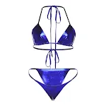 Bikini dorato sexy da donna — foto 2