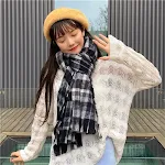 Black and grey plaid