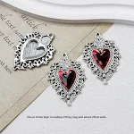 Colar, pulseira e brinco góticos DIY com cruz de amor feitos à mão. Crie acessórios e ornamentos únicos. — foto 46