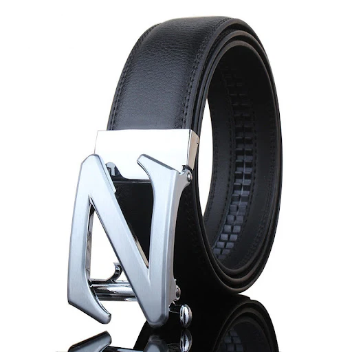 Title 22, Mens Automatic Buckle Casual Leather Belt. Eff...