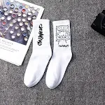 Tide Brand Skateboard Hip Hop Jacquard Men's Tube Socks for European and American Street Style. Perfect for street wear — photo 4