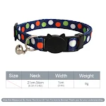 Cat Collars Breakaway with Bell-Cat Safety Collars for Boys & Girls-Safety Buckle Kitten Collar for Pet Supplies,cat Acc — photo 2