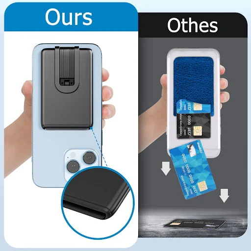 Title 1, Silicone Phone Case with Card Holder and Multif...