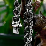Bracelet Vintage Homme en Titane et Acier Inoxydable Coulé, design classique et durable. Le bijou idéal pour un style élégant et intemporel. — photo 4