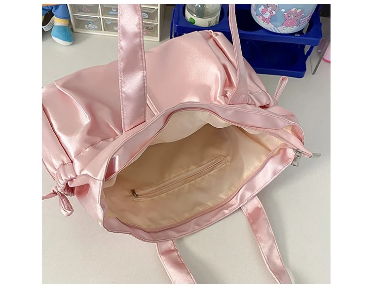 Title 8, Womens Pleated Bow Pearl Shoulder Bag Elegant ...