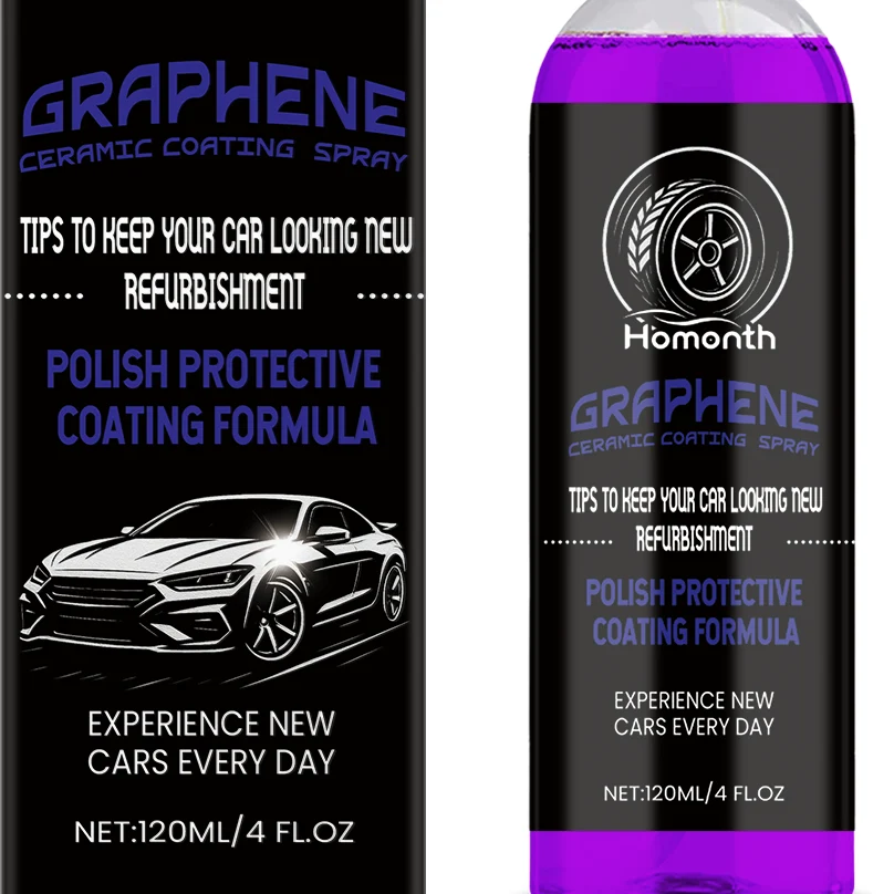 Spray de Revestimento Cerâmico de Grafeno para carros. Proteção duradoura, brilho intenso e fácil aplicação. Resistente a raios UV, chuva ácida e sujeira. — foto 3