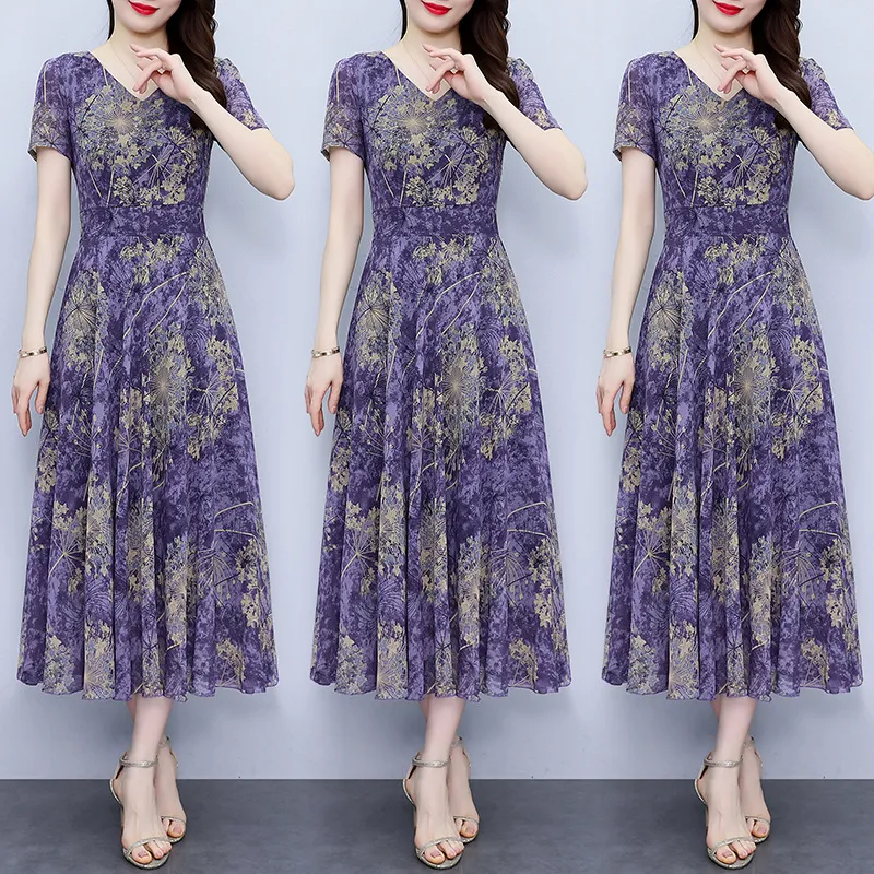 Title 5, New Temperament Elegant Slim-fit Bohemian Beach...