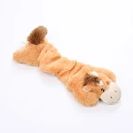 Brinquedo de pelúcia para cães, formato de animal fofo, corpo elástico, perfeito para mastigar e brincar, proporcionando diversão e alívio. — foto 8
