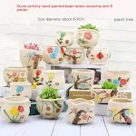 Random 8 Hand Color Pots