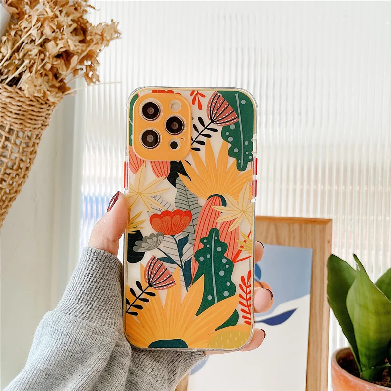 Title 2, Capinha de celular Retro Flowers macia e comple...