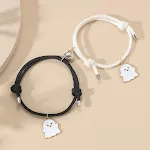 Conjunto de pulseira com abóbora, morcego e demônio escorrendo óleo para Halloween, sucção magnética, visual assustador — foto 1