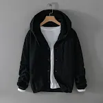 Men's Spring And Autumn Linen Jacket Hooded Jacket. Loose Cotton Linen Men's Top. Breathable, comfortable, and perfect f — photo 3
