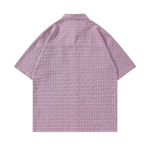 Title 8, Mens Fashion Short Sleeve Plaid Shirt offers c...