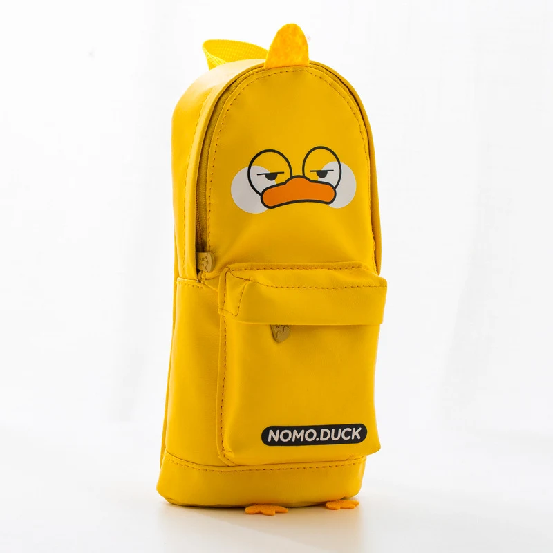 Estojo de lápis fofo, grande capacidade, pelúcia e lona. Ideal para materiais escolares, canetas e maquiagem. Organização perfeita! — foto 2