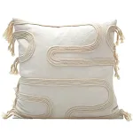 Throw pillow with feather core