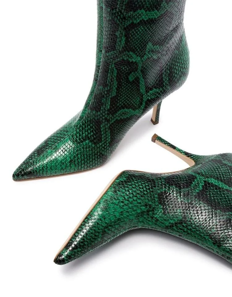 Women's High Boots with Pointy Toe and Stiletto Heel. Elevate your style with these elegant and sophisticated boots, per — photo 3