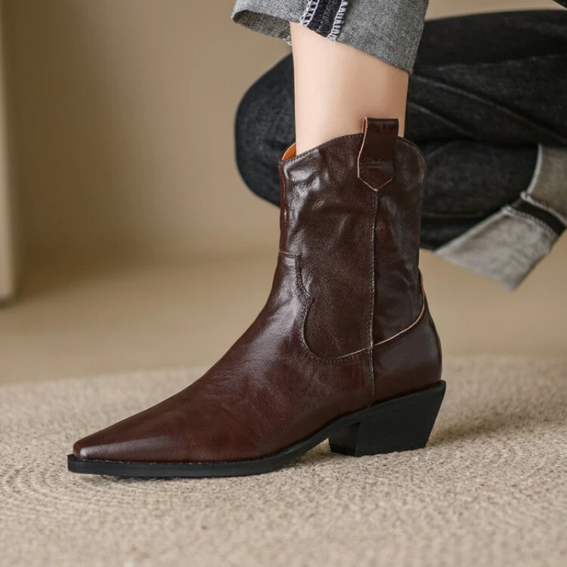 Title 1, Botas femininas de moda de outono e inverno, gr...