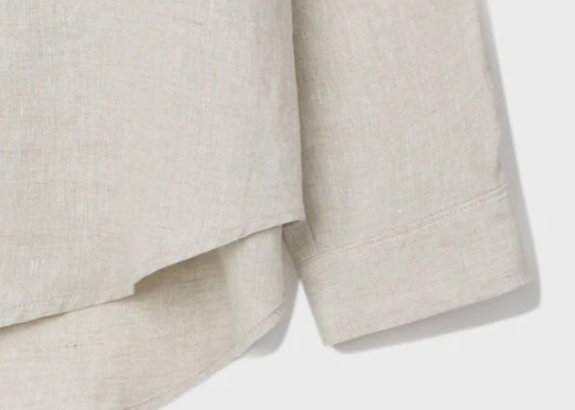Title 4, Camicia di lino da donna, pantaloncini, tuta ampia