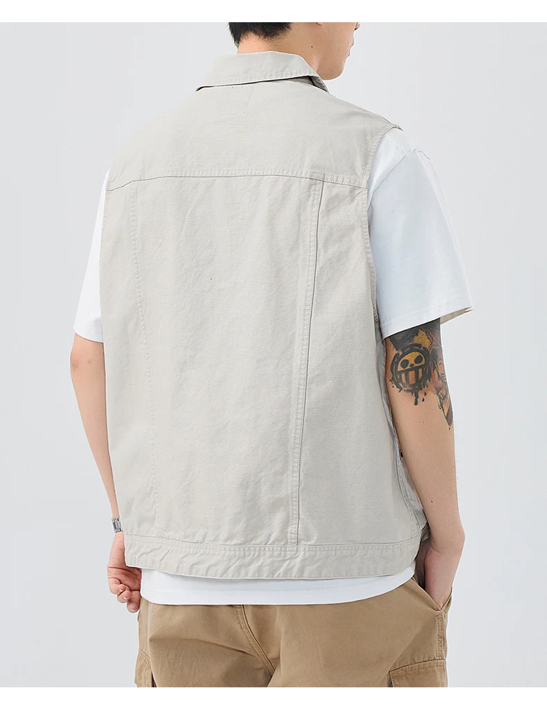 Title 3, Spring and Autumn Outdoor Camping Coat Vest Lig...