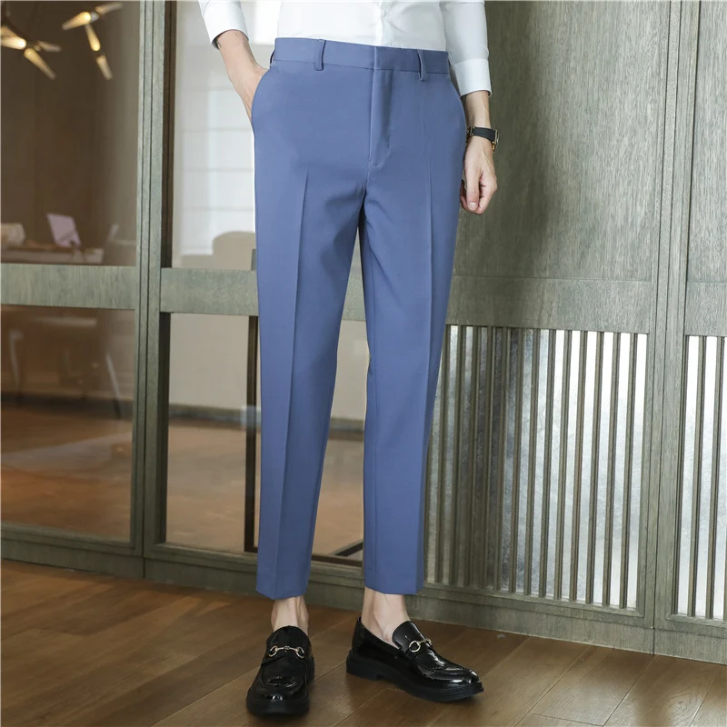 Draping Solid Color Casual Suit Pants Effortless comfort and style for everyday wear. Versatile pants for a relaxed yet — photo 6