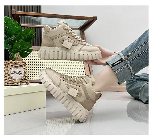 Title 9, Fleece-lined warm white womens high-top board ...