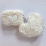 White Plush Loving Heart