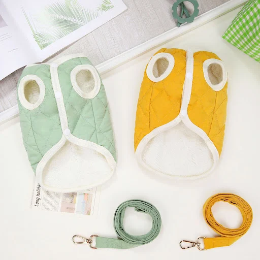 Title 4, Pet Clothes Cotton Vest with Diamond, comfortab...