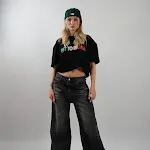 Dames T-shirt van puur katoen met ronde hals en korte mouwen, ademend en comfortabel, perfect voor dagelijks gebruik, makkelijk te combineren. — foto 2