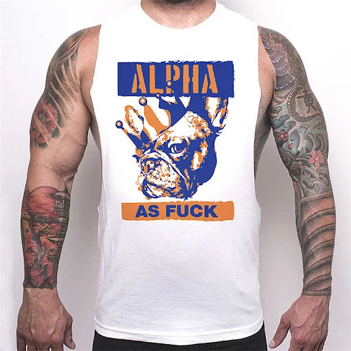Title 8, Round neck solid color printed trendy sleeveles...