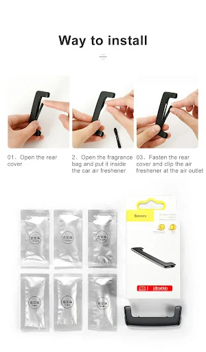 Title 10, Car aroma clip, freshen your vehicles air with...