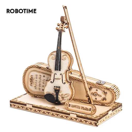 Title 1, Robotime ROKR Violin Capriccio Model 3D Wooden ...