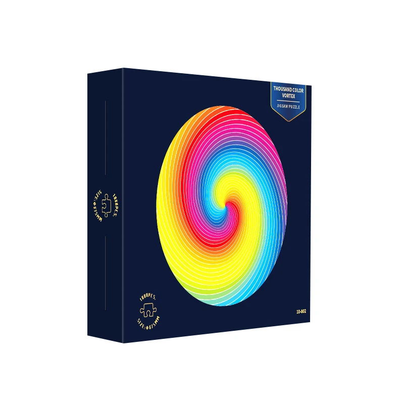 Round Puzzle 1000 Pieces of the Earth Starry Sky. Relax and enjoy assembling this challenging puzzle that stimulates the — photo 4