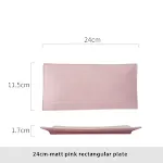 24cm Matt Pink