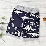Zomerse kinderkleding met dinosaurus print, korte mouwen, ademend en licht. Perfect om in te spelen tijdens de warme zomerdagen, comfortabel — foto 9